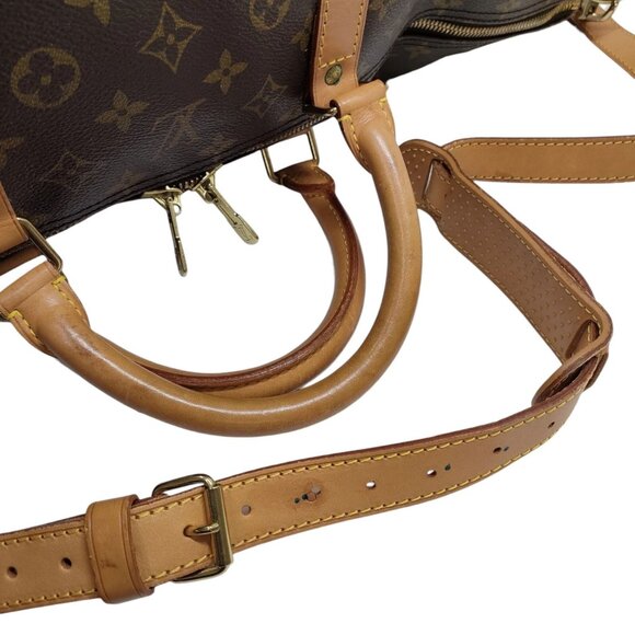 756737BJ (EH) Louis Vuitton Travel Bag Keepall Bandouliere 55 Brown Monogram - Picture 6 of 13